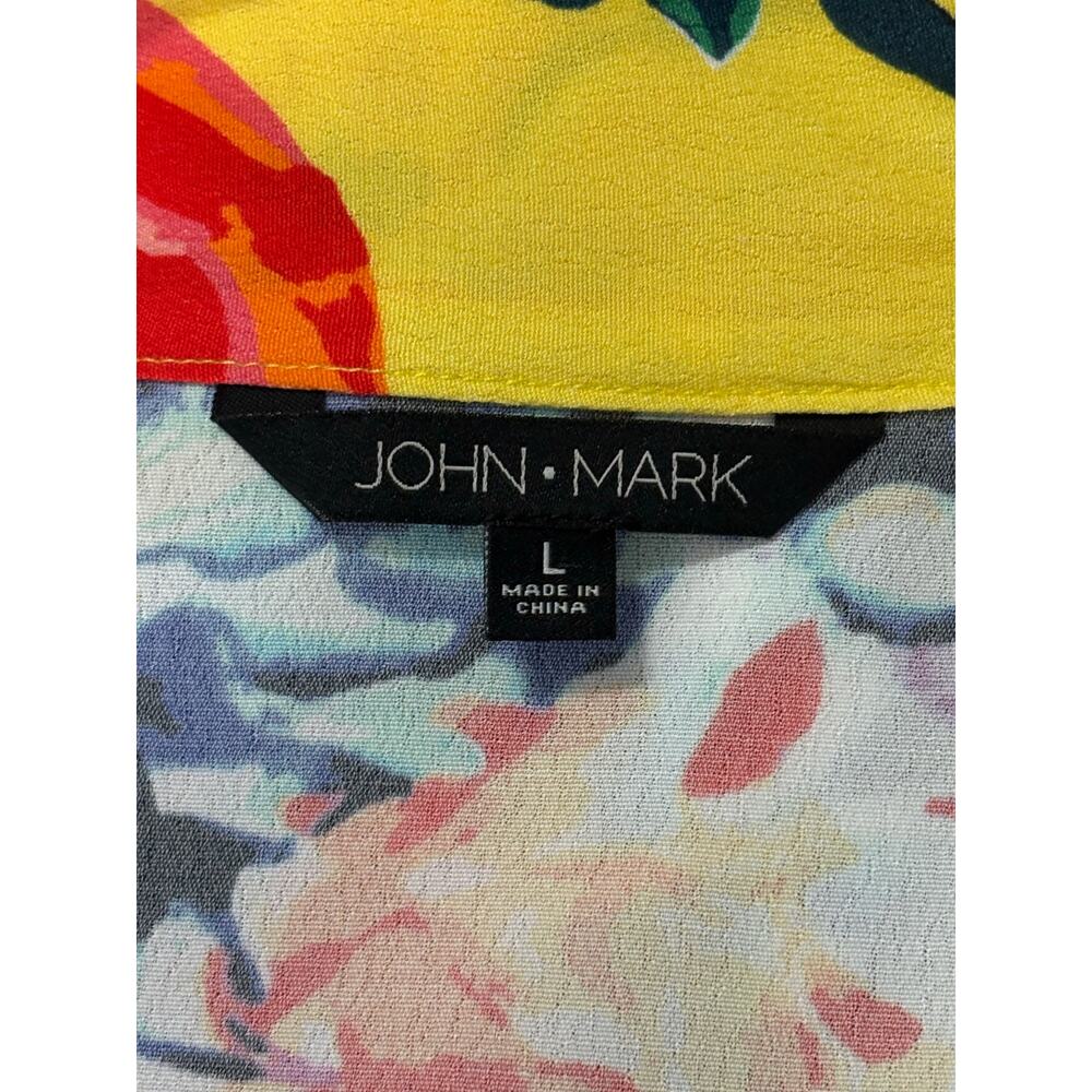 NWT John Mark Patchwork Tie Front Lace Kimono Cardigan Women's Large Boho Floral - Picture 8 of 9